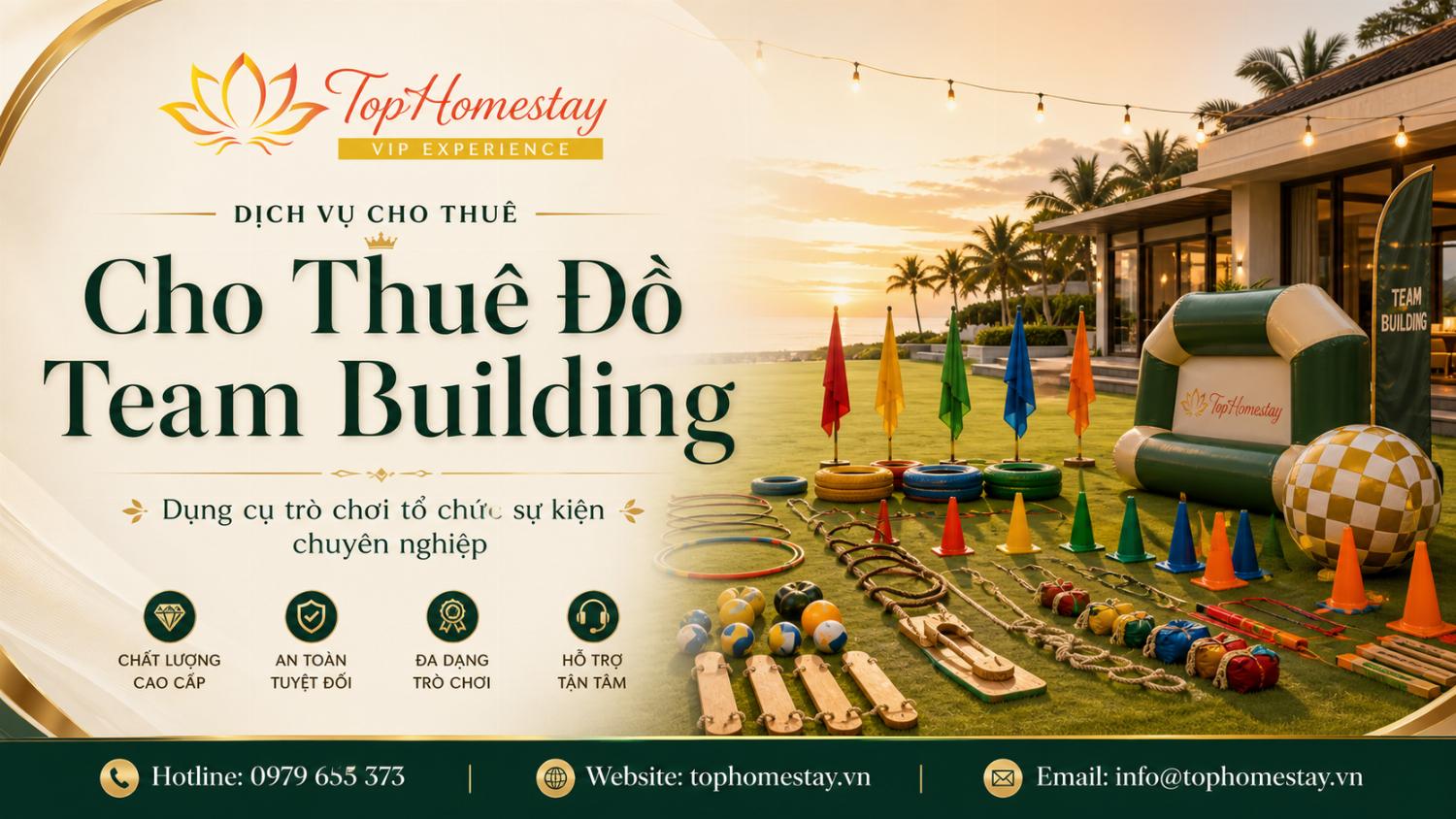 cho thuê đồ team building trọn gói
