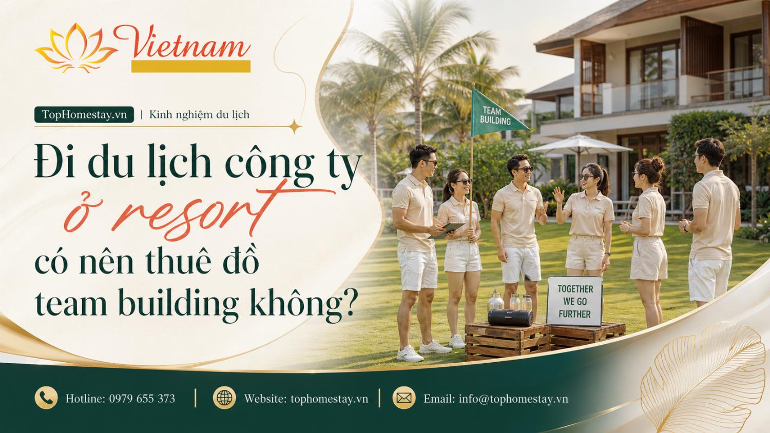 Đi Du Lịch Công Ty Ở Resort Có Nên Thuê Đồ Team Building Không?