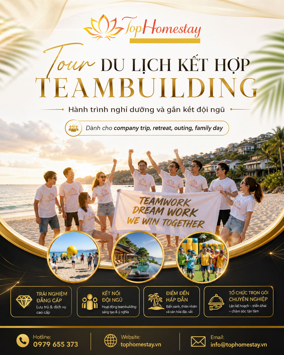 tổ chức team building trọn gói