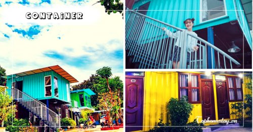 Homestay Container sắc màu lạ mắt ven biển Vũng Tàu