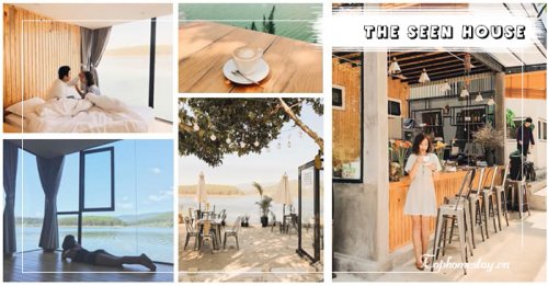 Homestay The Seen House Đà Lạt bức tranh thủy mạc bên hồ