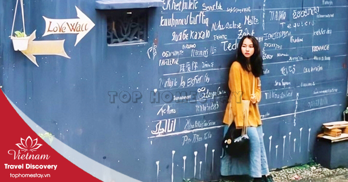 Bức tường tỏ tình I Love You địa điểm check-in lãng mạn mới tại Đà Lạt