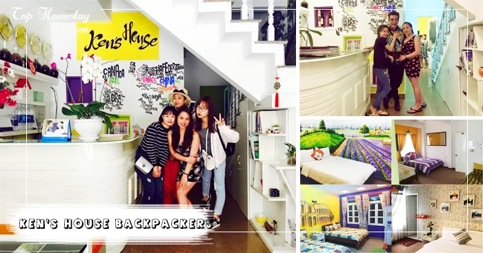 Homestay Ken’s House Backpackers Đà Lạt, căn nhà sắc màu vui nhộn