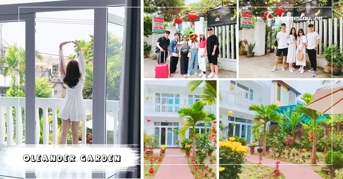 Homestay Vườn Trúc Đào - Oleander Garden chất đẹp mê ly