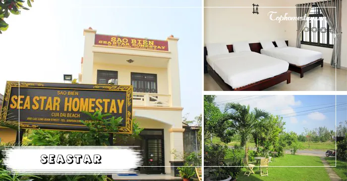 Sao biển Homestay Seastar căn nhà bên bờ biển thỏa sức ngắm hoàng hôn