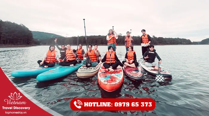 Tour Cắm Trại Hồ Tuyền Lâm Kết Hợp Chèo SUP Đà Lạt 3