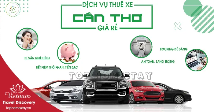 Dịch Vụ Cho Thuê Xe Du Lịch 4, 7, 16, 29, 45 Chỗ Ở Cần Thơ