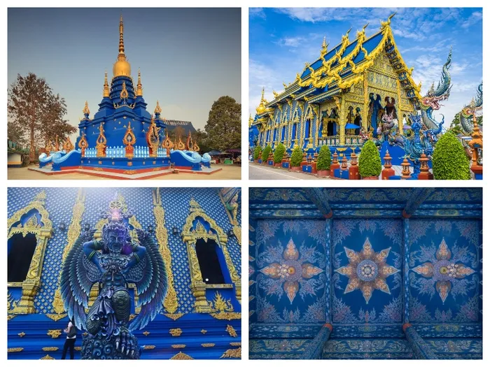 Review Wat Rong Seur Ten (Blue Temple) - Chùa Xanh Thái Lan - วัดร่องเสือเต้น