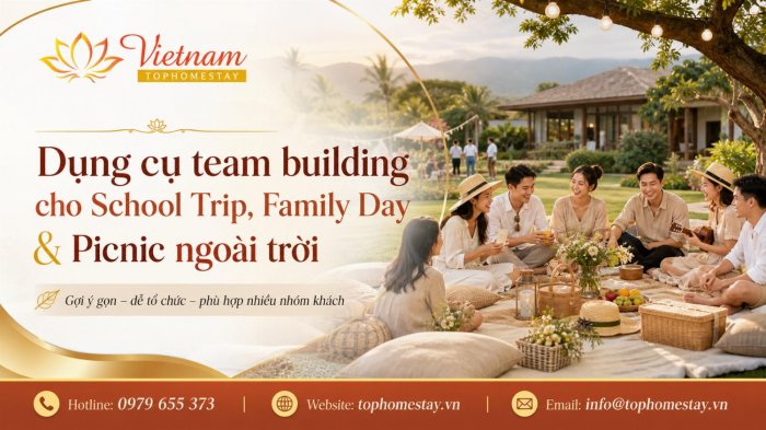Dụng Cụ Team Building Cho School Trip, Family Day, Picnic Ngoài Trời