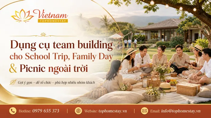 Dụng Cụ Team Building Cho School Trip, Family Day, Picnic Ngoài Trời