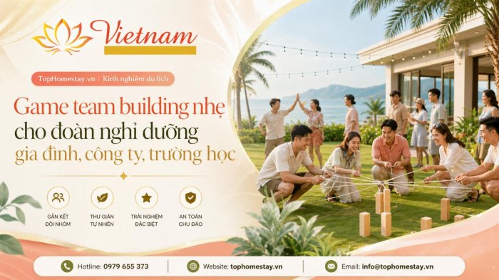 Game Team Building Nhẹ Cho Đoàn Nghỉ Dưỡng Gia Đình, Công Ty, Trường Học